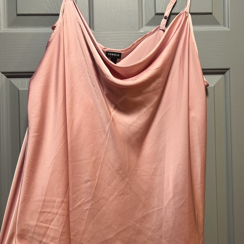 Torrid Light Pink Drape Cami